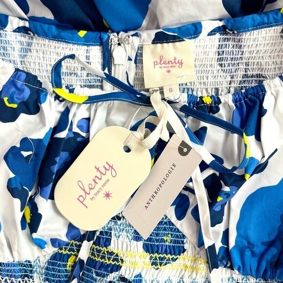 Plenty By Tracy Reese Off-The-Shoulder Puff-Sleeve Smocked Dress - Picture 12 of 14